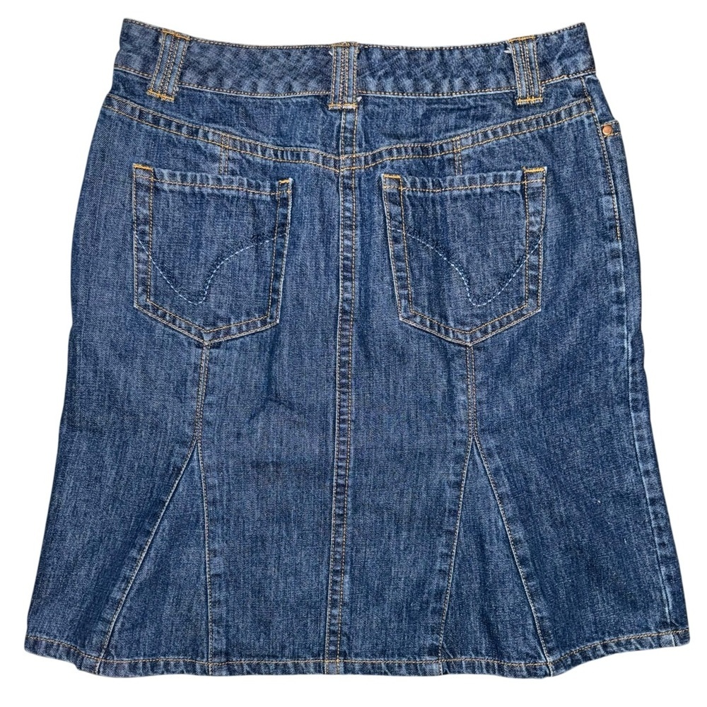 Tommy Hilfiger Vintage Denim Low Rise A-Line Skirt, Size 4 - Picture 2 of 9